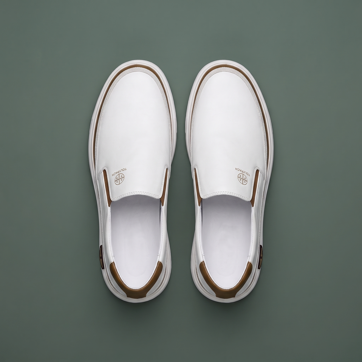 Monceau | Baskets en Cuir Sans Lacets