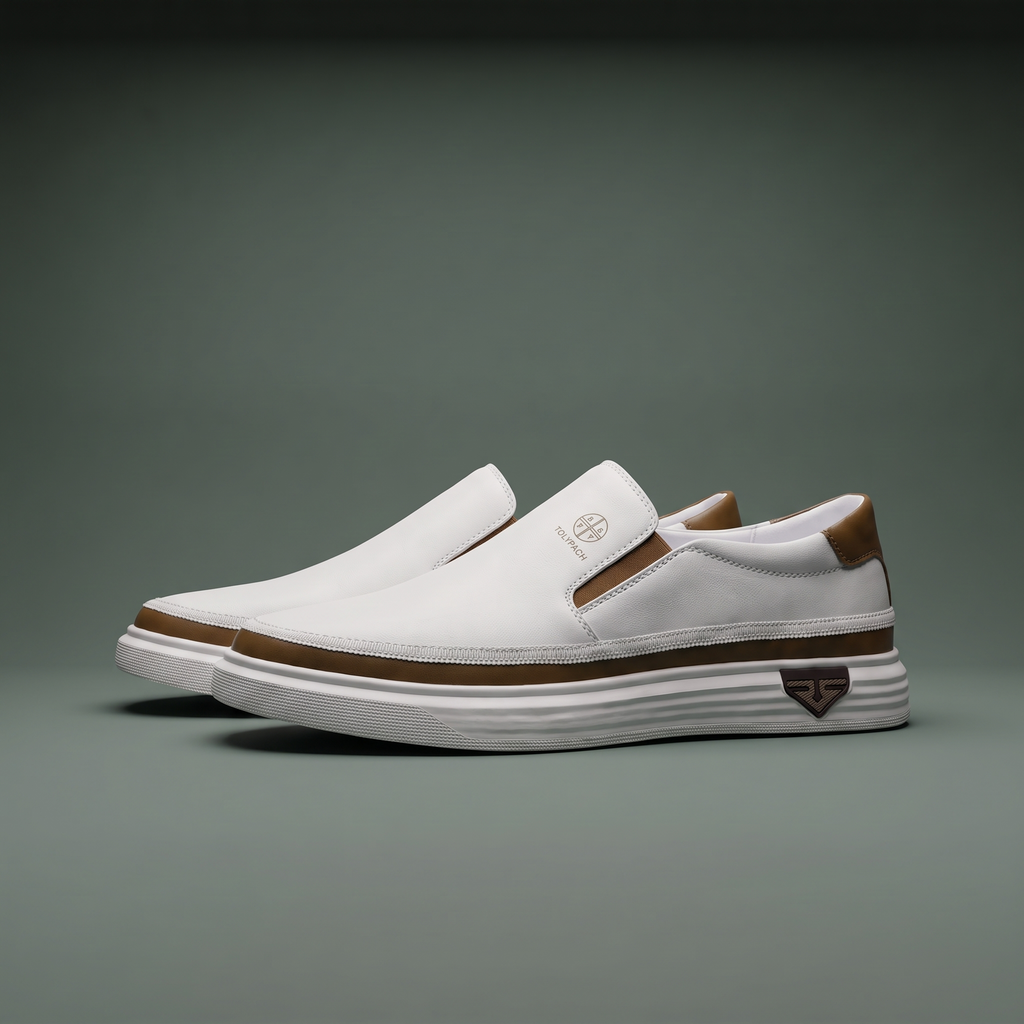 Monceau | Baskets en Cuir Sans Lacets