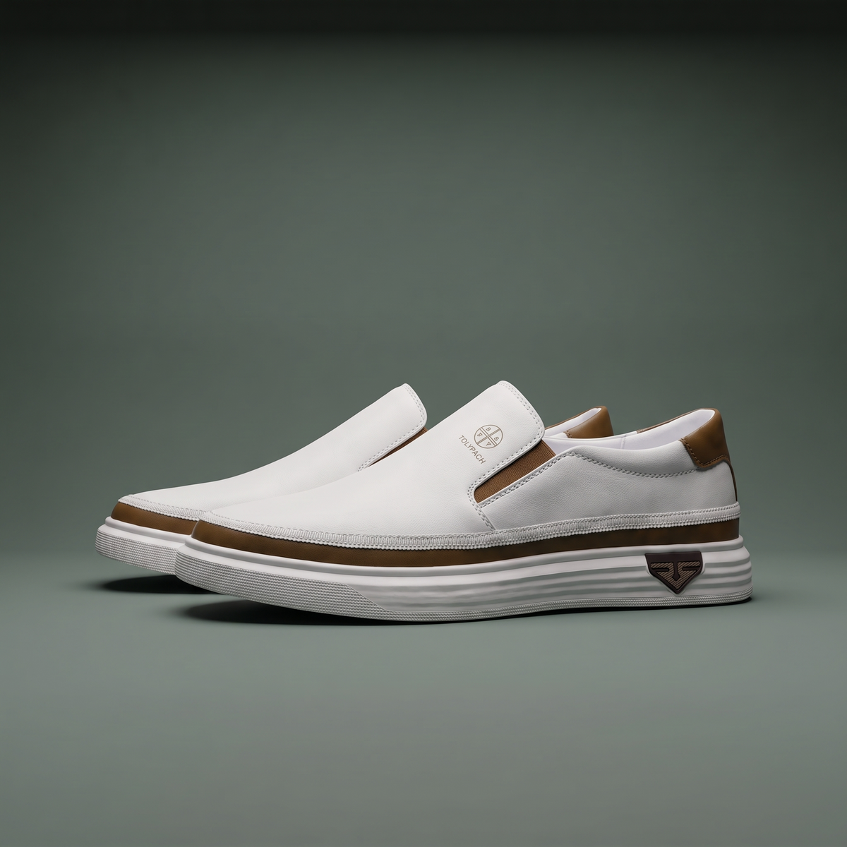 Monceau | Baskets en Cuir Sans Lacets