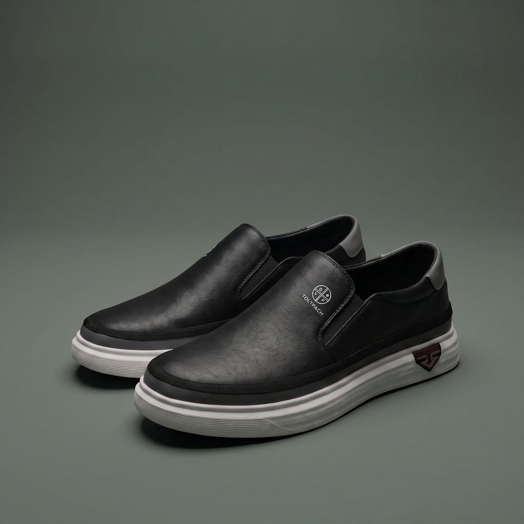 Monceau | Baskets en Cuir Sans Lacets