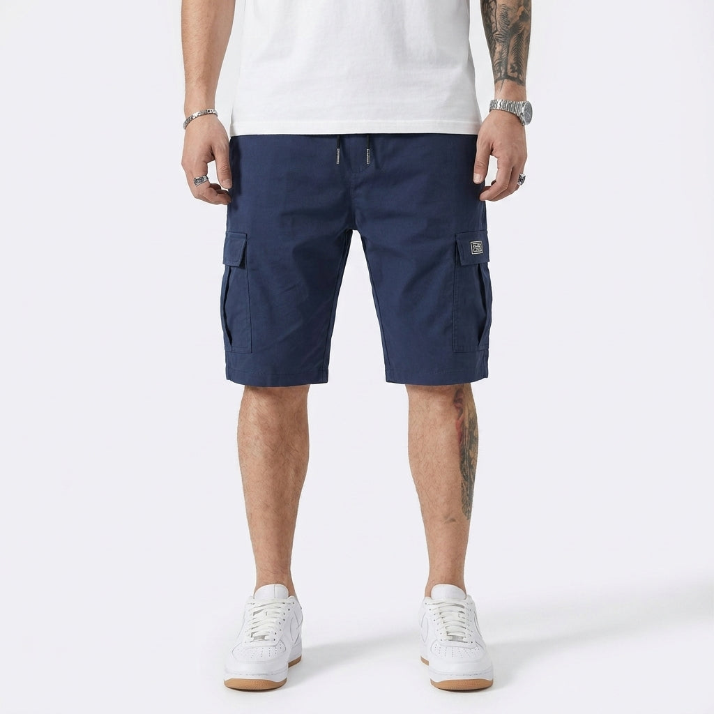 Marseille Short Cargo Bleu Marine