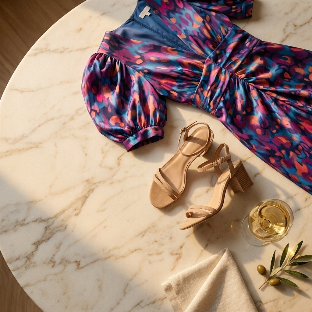 Vera robe élégante d'été — Cap-Ferrat